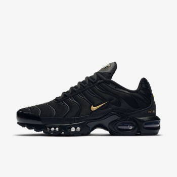 Nike Air Max Plus - Férfi Utcai Cipő - Fekete/Arany